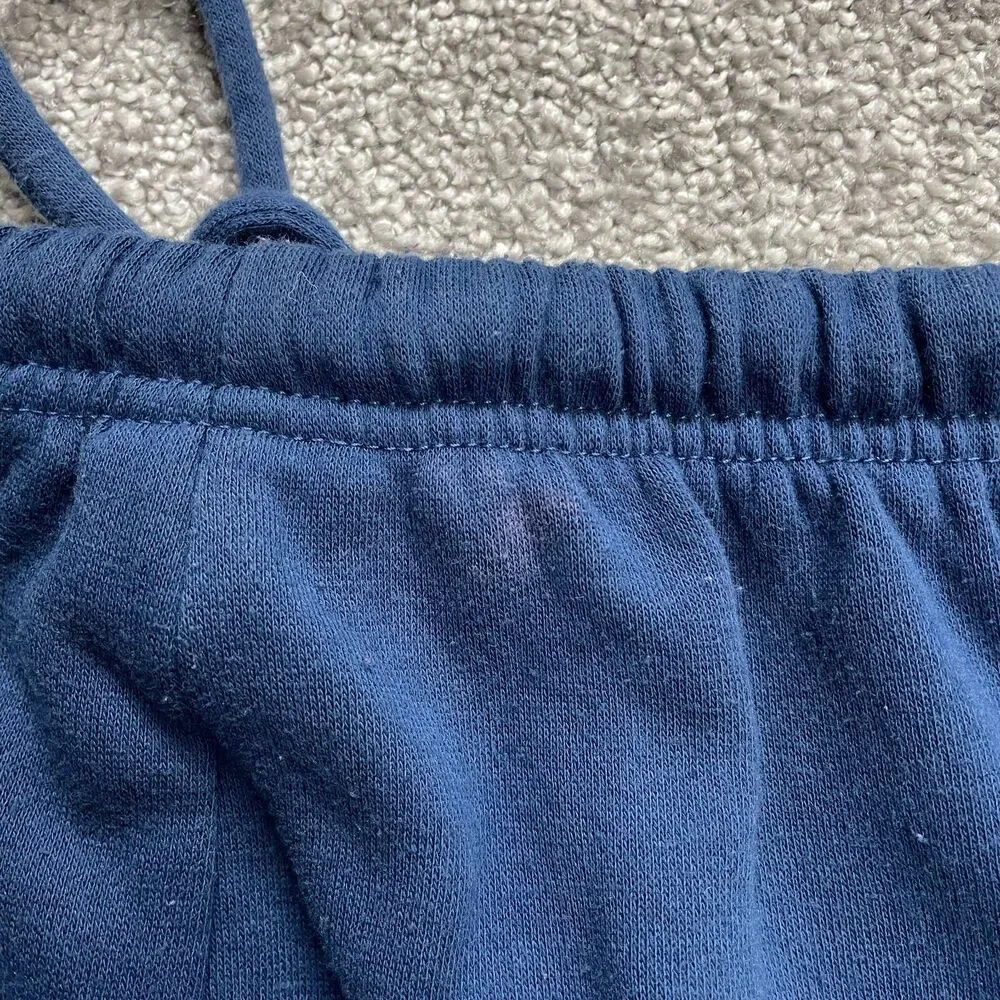Blair Sweatpants Womens Medium Blue 26x28 Straight Leg Soft Elastic Waist Ladies